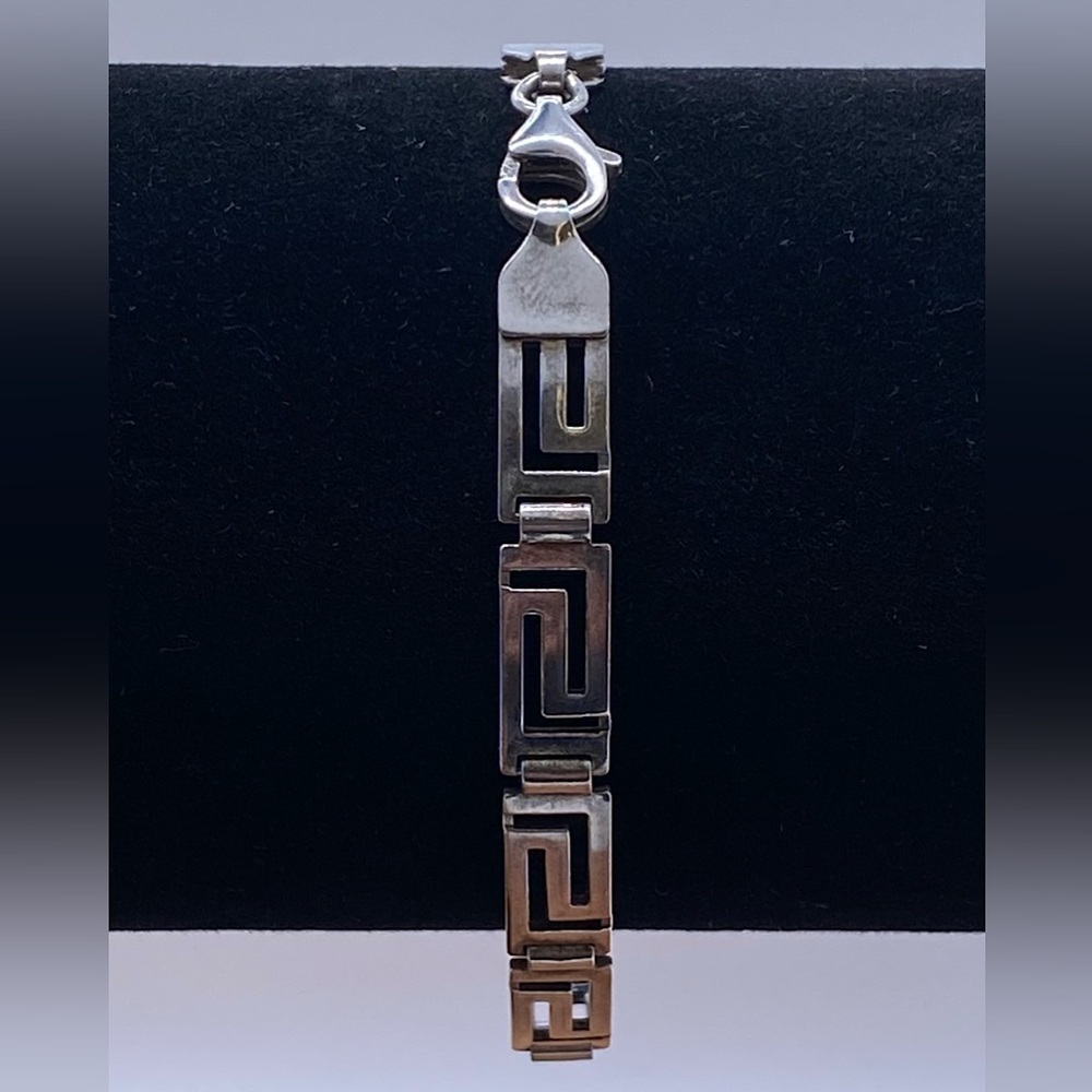 Sterling Silver 7” link Bracelet Lobster Claw Clasp